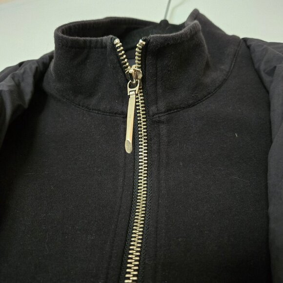 Lapargay Black Sleeveless Zip-Up Hooded Vest Jacket size S - Picture 15 of 16